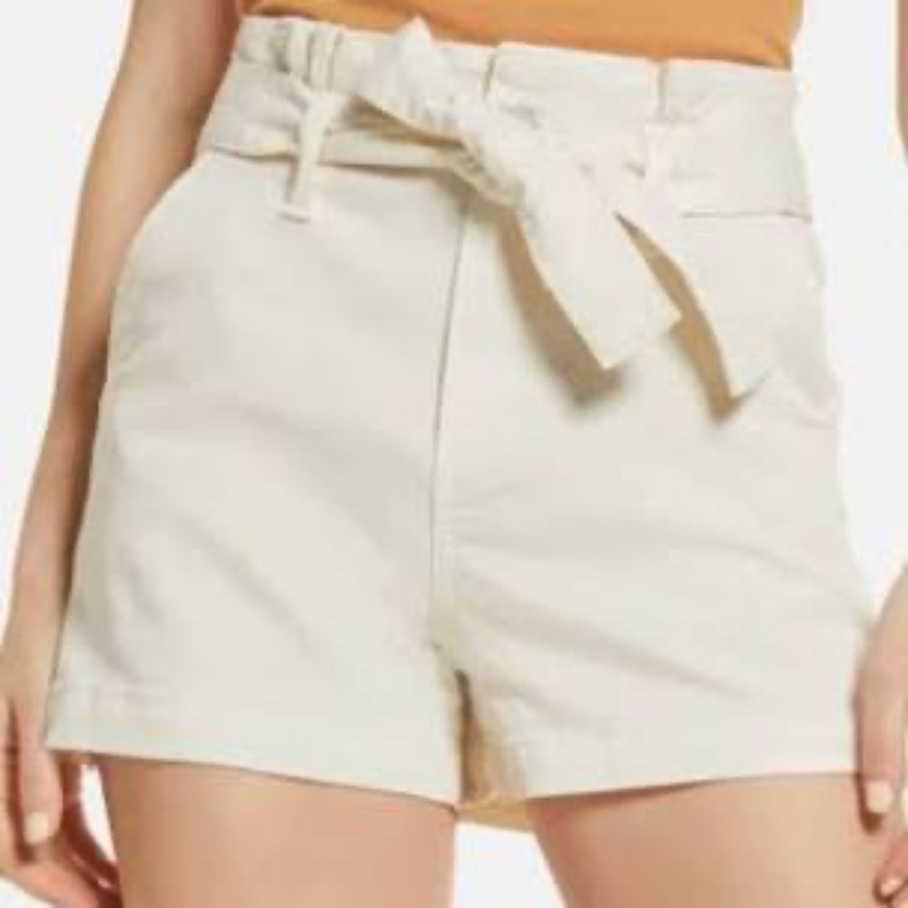 Paige Aneesa Shorts Cream Size 27 D46 - Picture 2 of 7